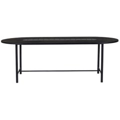Be My Guest Dining Table 240 Black Oak Soft Black Tiles by Warm Nordic