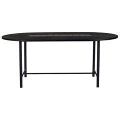 Be My Guest Dining Table 180 Black Oak Soft Black Tiles by Warm Nordic