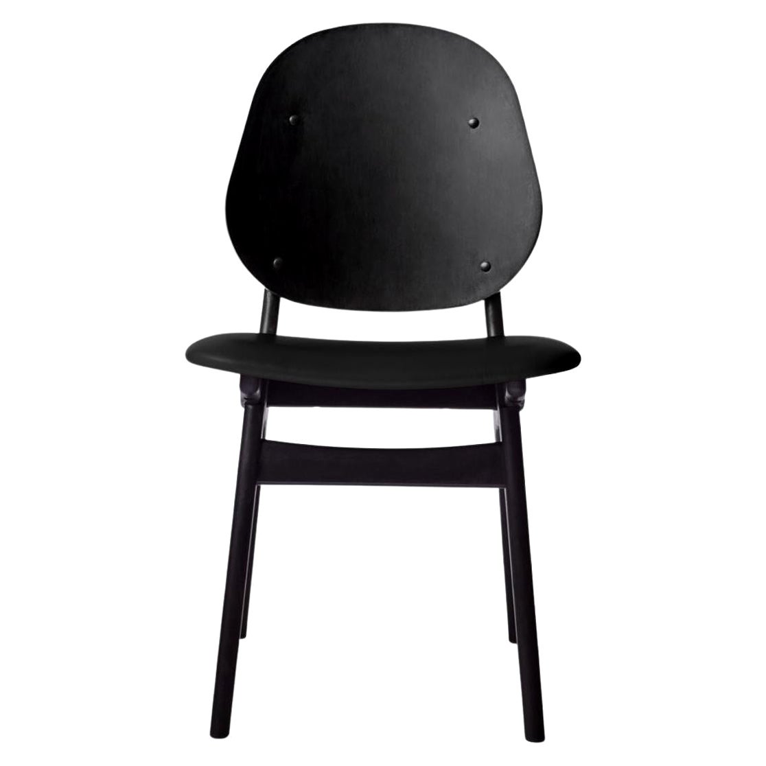 Noble Chair Black Lacquered Beech Black by Warm Nordic