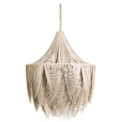 Chandelier, Medium-Short Whisper in Cream-Stone Leather