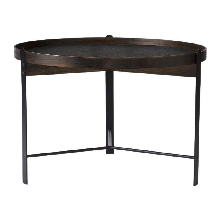 Compose Coffee Table Smoked Oak Black by Warm Nordic For Sale