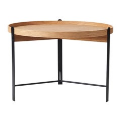 Compose Coffee Table White Oiled Oak Black by Warm Nordic
