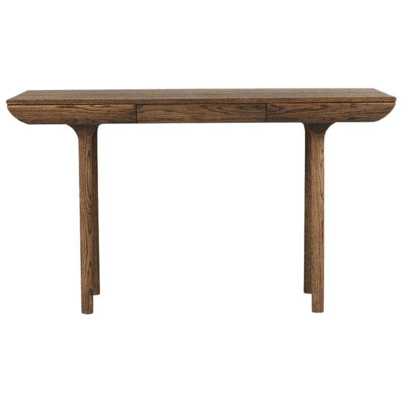Rúna Smoked Oak Desk by Warm Nordic For Sale