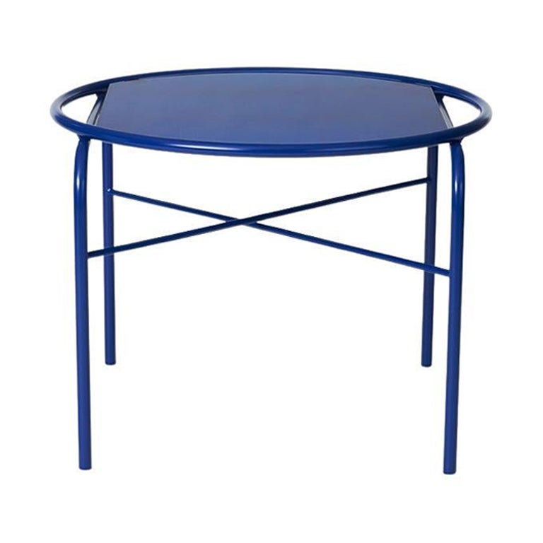 Secant Round Table Cobalt Blue by Warm Nordic For Sale