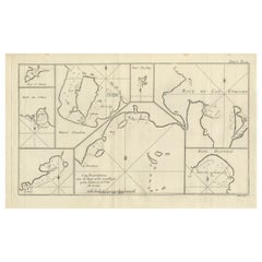 Antique Map of Cap Providence, St. David's Cove and Surroundings