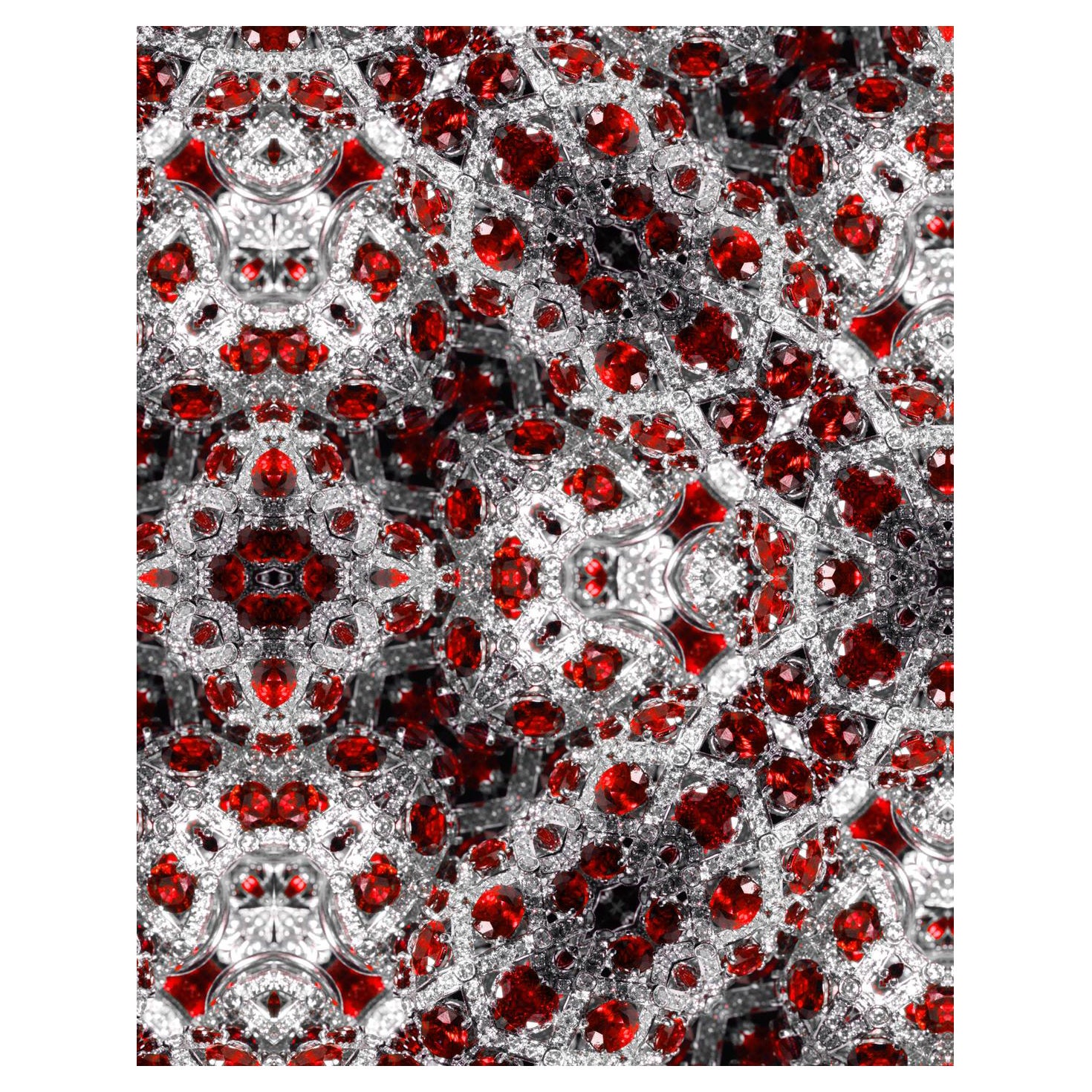 EDGE Collections Diamond Pattern Series Ruby 