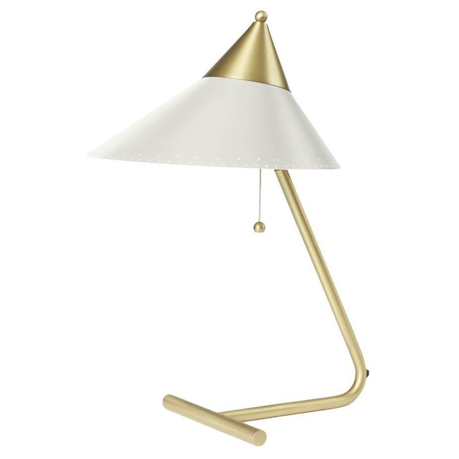 Brass Top Warm White Table Lamp by Warm Nordic For Sale