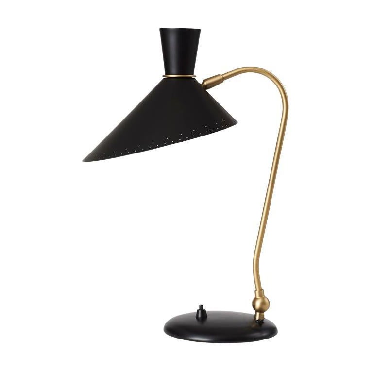 Bloom Schwarzes Noir-Tischlampe von Warm Nordic