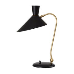 Lampe de bureau Bloom Noir noire par Warm Nordic