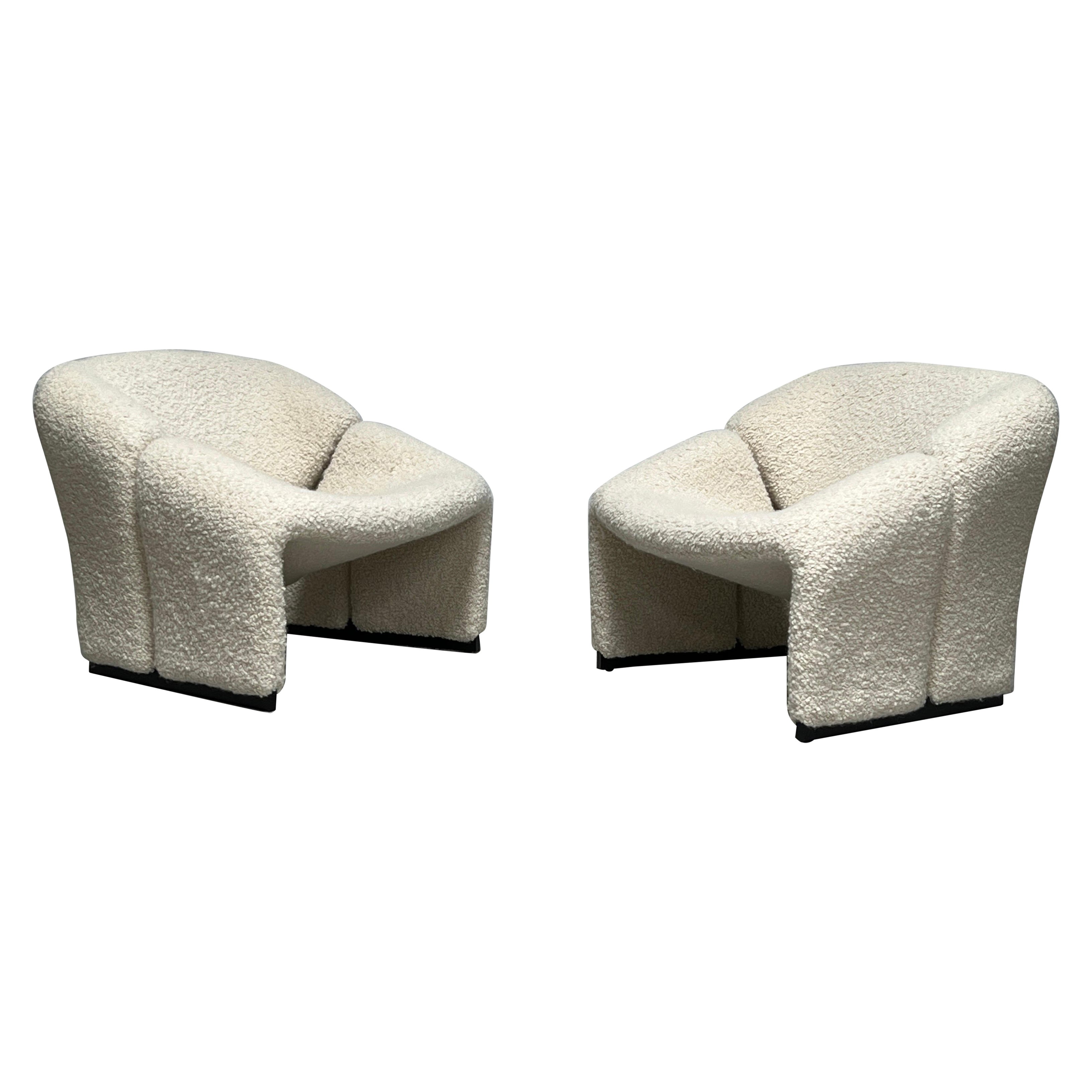 Pair of Groovy Chairs by Pierre Paulin for Artifort For Sale