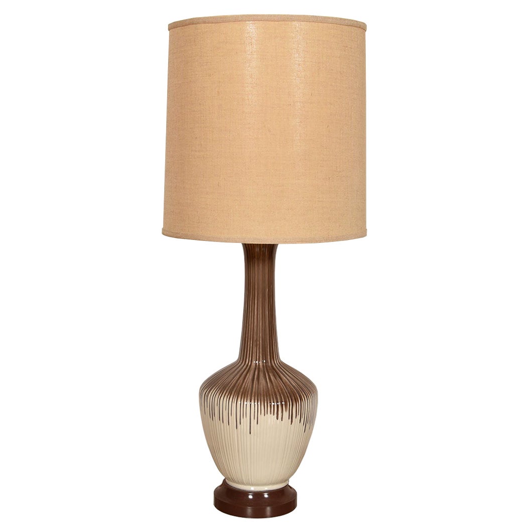 Mid-Century Modern Ceramic Lamp For Sale