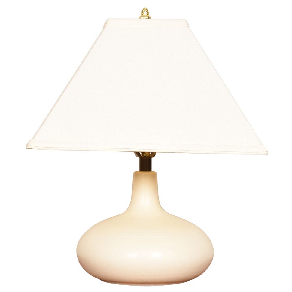 Small Round Bostlund Table Lamp by Lotte & Gunnar Bostlund For Sale