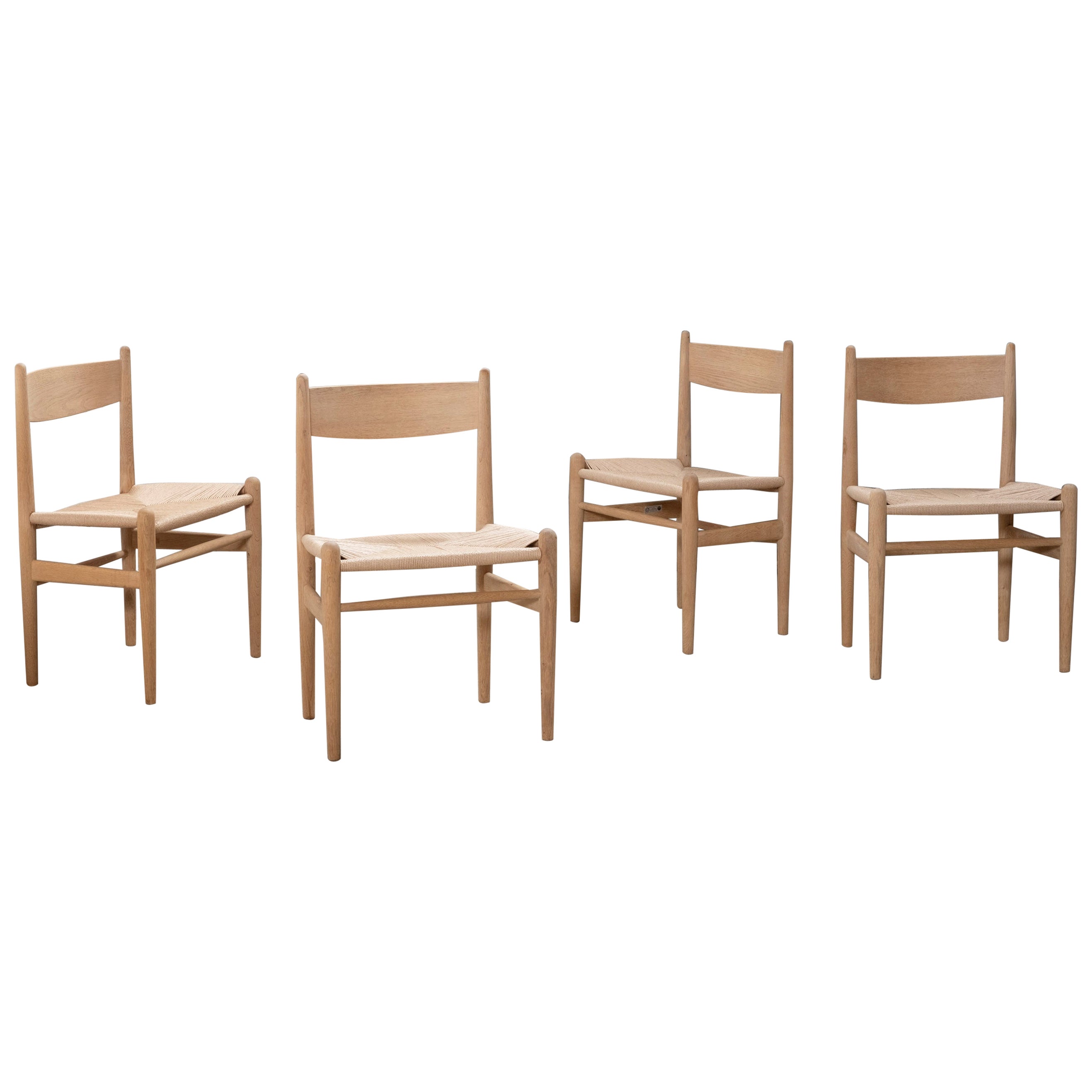 Hans J. Wegner CH 36 Dining Chairs in Oak, Set of 4