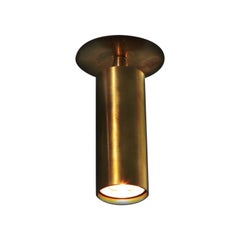 Natural Brass Contemporary-Modern Ceiling Light Handcrafted in Italy by 247lab