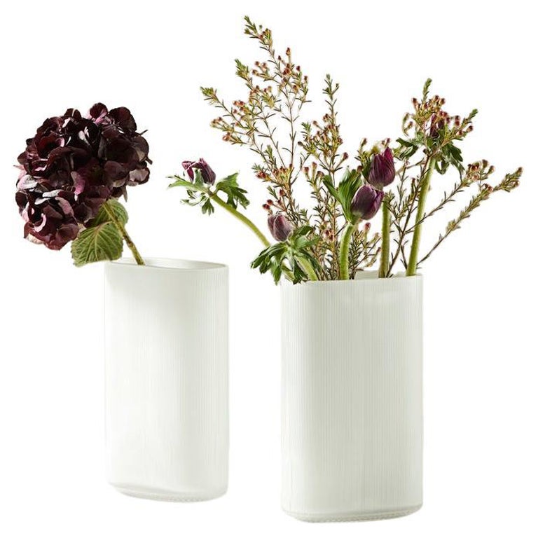 Set of 2 Arctic Vases by Warm Nordic For Sale