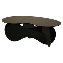 Table basse d'extérieur en aluminium laqué Francois Champsaur pour Pouenat Macao