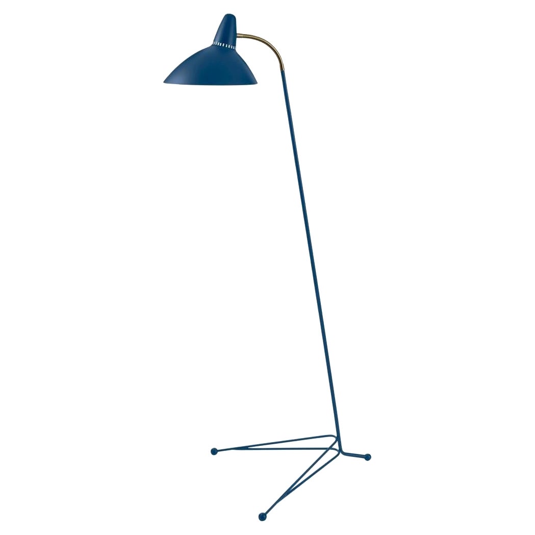 Lightsome Azure Blue Floor Lamp by Warm Nordic For Sale