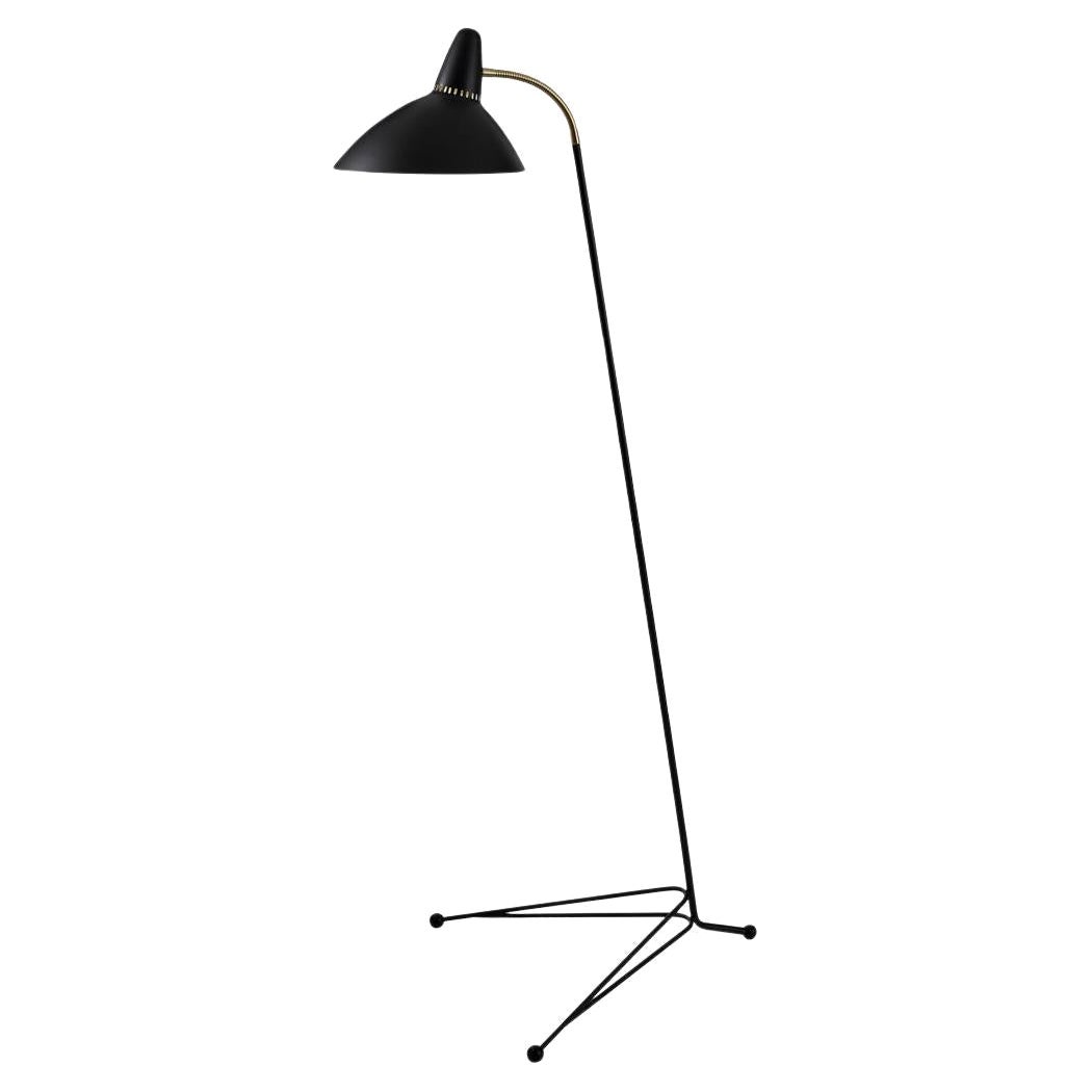 Lightsome Black Noir Floor Lamp by Warm Nordic For Sale