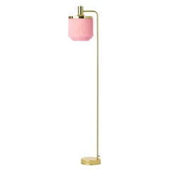 Fringe Cream Pale Pink Lamp by Warm Nordic