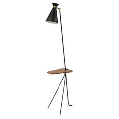 Lampadaire cône avec table Black Noir by Warm Nordic