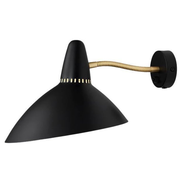 Lightsome Black Noir Wall Lamp by Warm Nordic For Sale