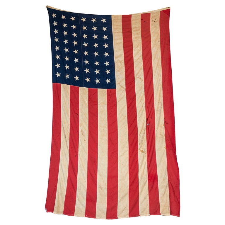 Grand drapeau américain 48 étoiles de l