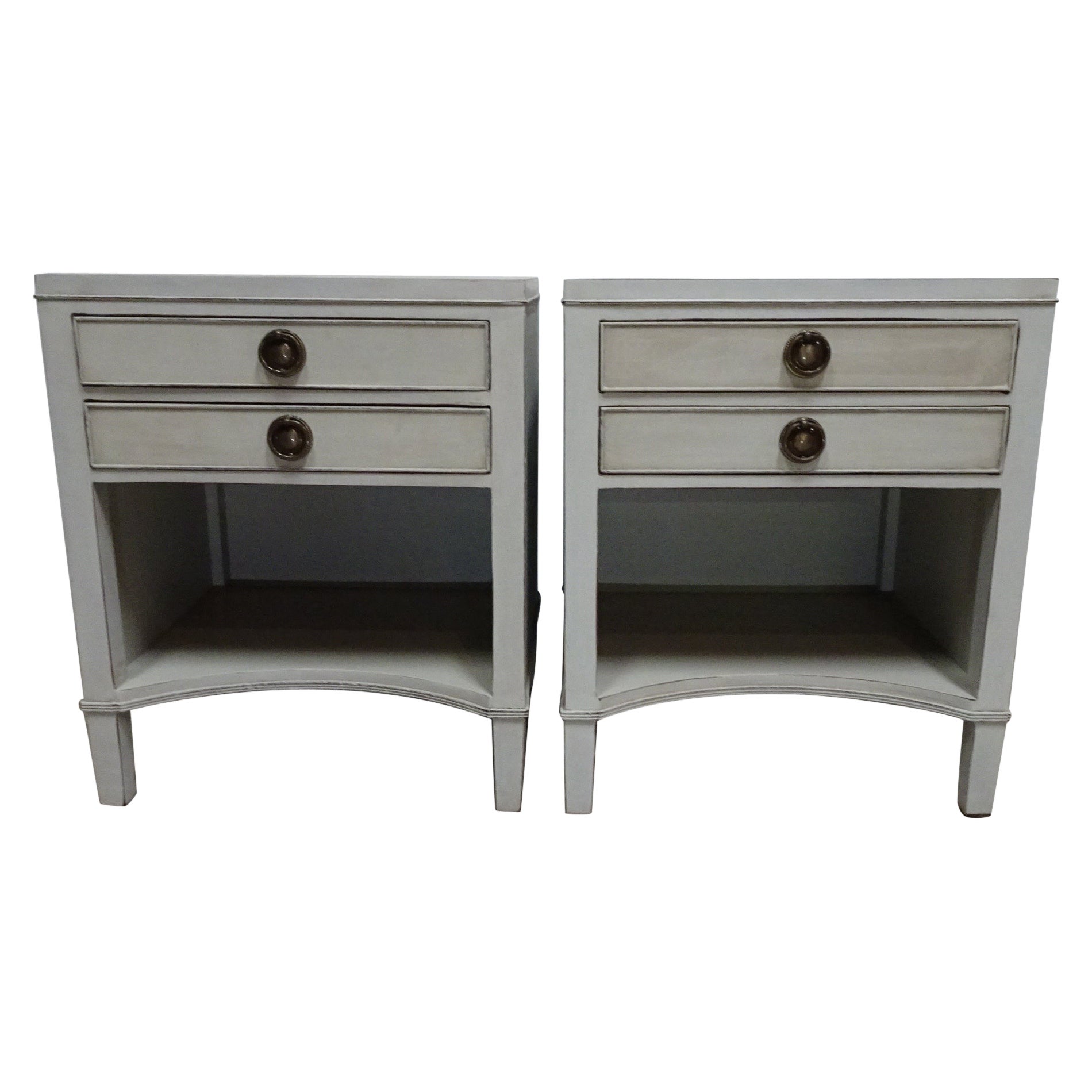 Gustavian Style Night Stands For Sale