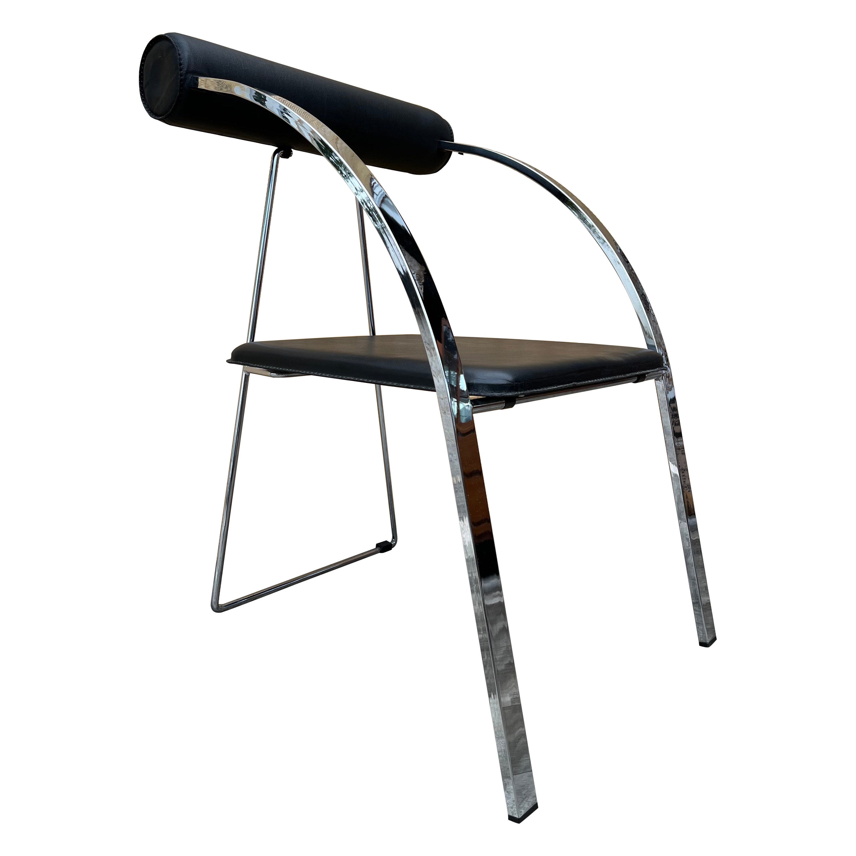 Postmoderner klappbarer Stuhl im Stil von Rodney Kinsman aus den 1990er Jahren.