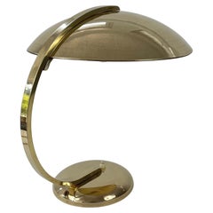 Antique Art Deco Bauhaus Brass Hillebrand GLEIBO Desk Lamp, Germany 1930s