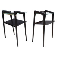 Tavolini da letto piccoli  Mensole Stile Ico Parisi per Debaggis 1950s Ottone