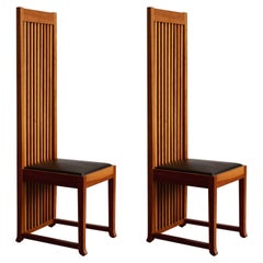 Frank Lloyd Wright "Robie" Chairs for Cassina, 1986, Set of 2