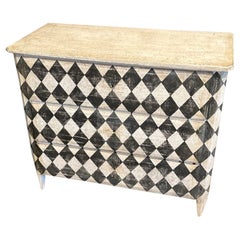 Vintage Baltic Diamond Pattern Chest