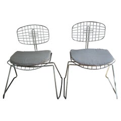 Beaubourg Chair in Steel and Fabric by Michel Cadestin and Georges Laurent