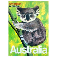 1965 American Airlines - Australia Original Vintage Poster