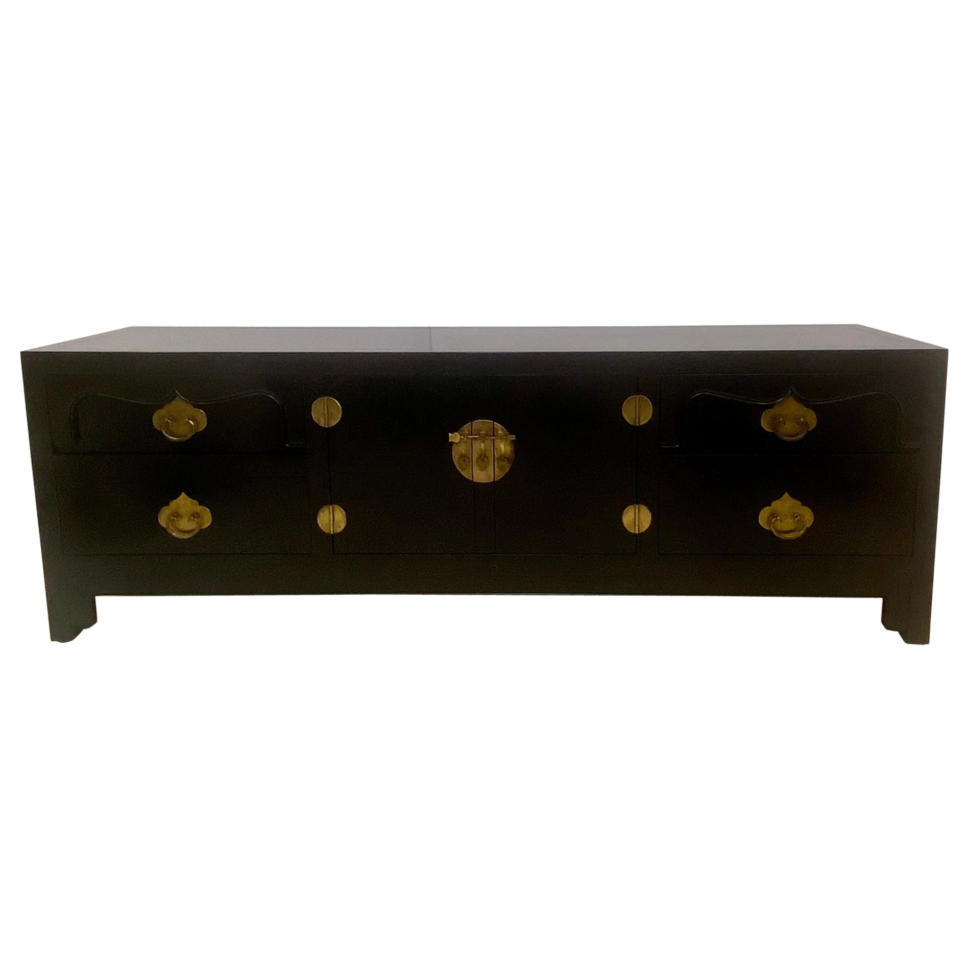 Baker Furniture Far East Collection Low Credenza For Sale