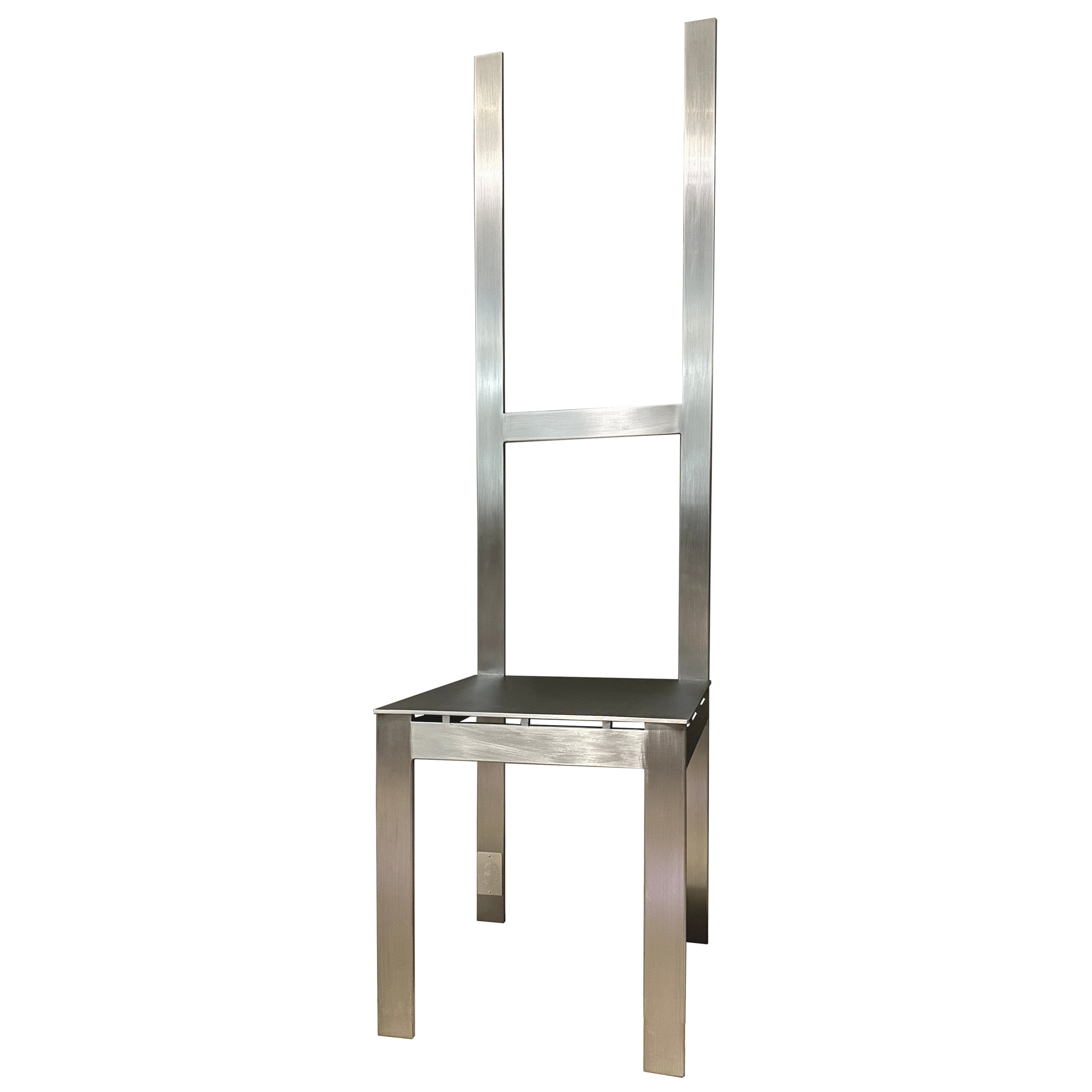 “Big Iron” Dining Chair, Iron, James Vincent Milano, Italy, 2023 For Sale