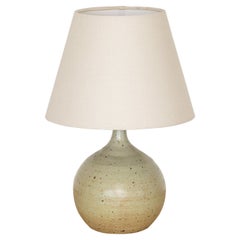 French Ceramic Globe Lamp