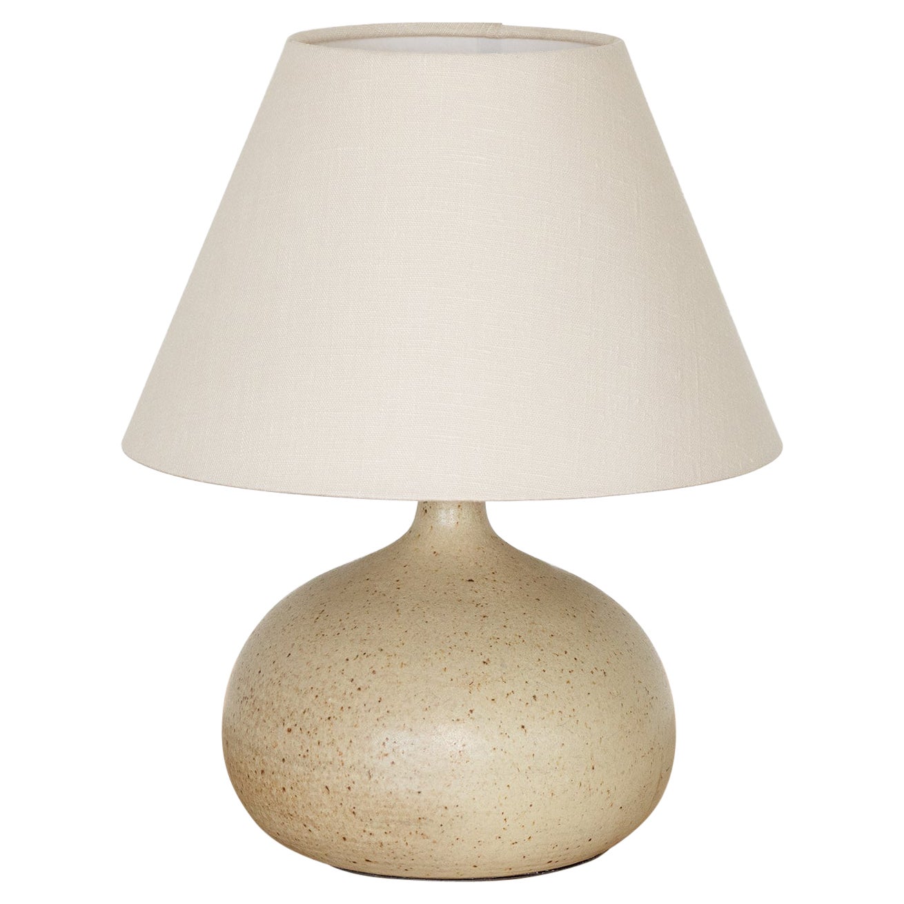 French Ceramic Globe Lamp