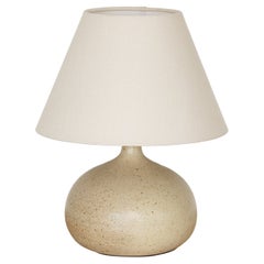 French Ceramic Globe Lamp