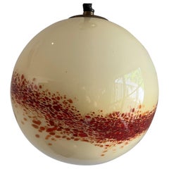 Vintage Space Age Sphere Chandelier ITSO Mazzega in Murano Glass, Italy, circa 1970s