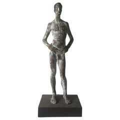 Italy Cast Bronze Figurine Man Sculpture by Aron Demetz Title Ricordo