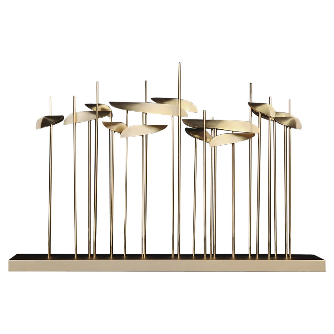 Fins Large Table Lamp For Sale