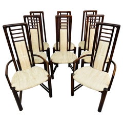 Vintage Danish Modern Rosewood Dining Chairs - Set of 8