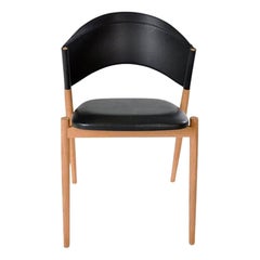 Schwarzer „A“-Stuhl aus Eiche von Ox Denmarq