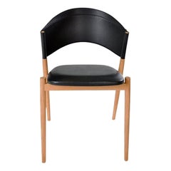 Silla de roble negro "A" de Ox Denmarq