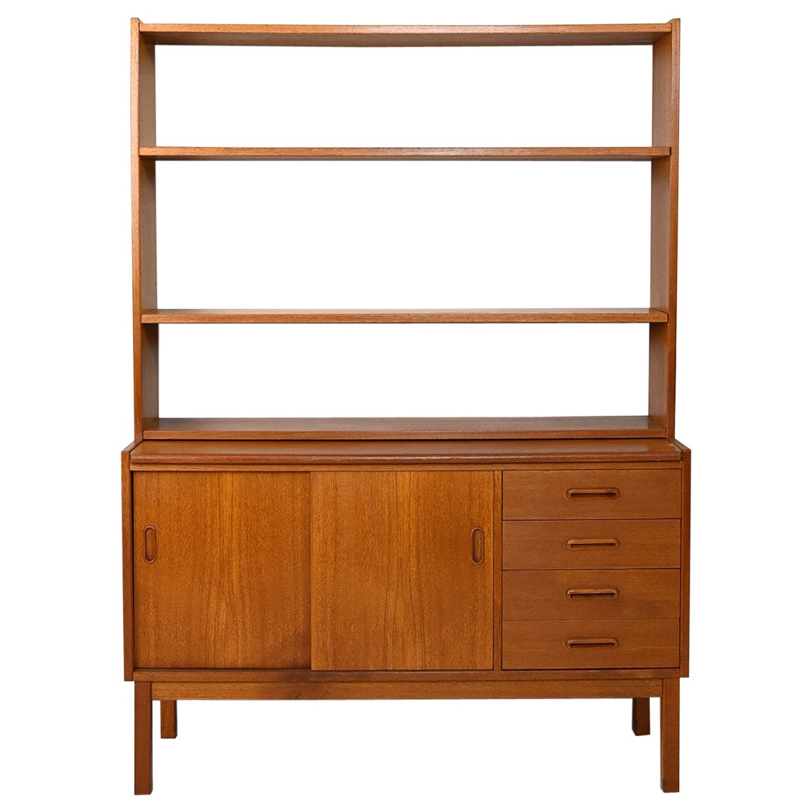 Nordic Bookcase Sideboard For Sale