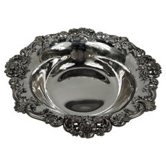 Antique American Edwardian Classical Sterling Silver Bowl