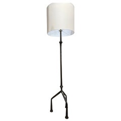 French Wrought Iron Floor Lamp, circa 1950