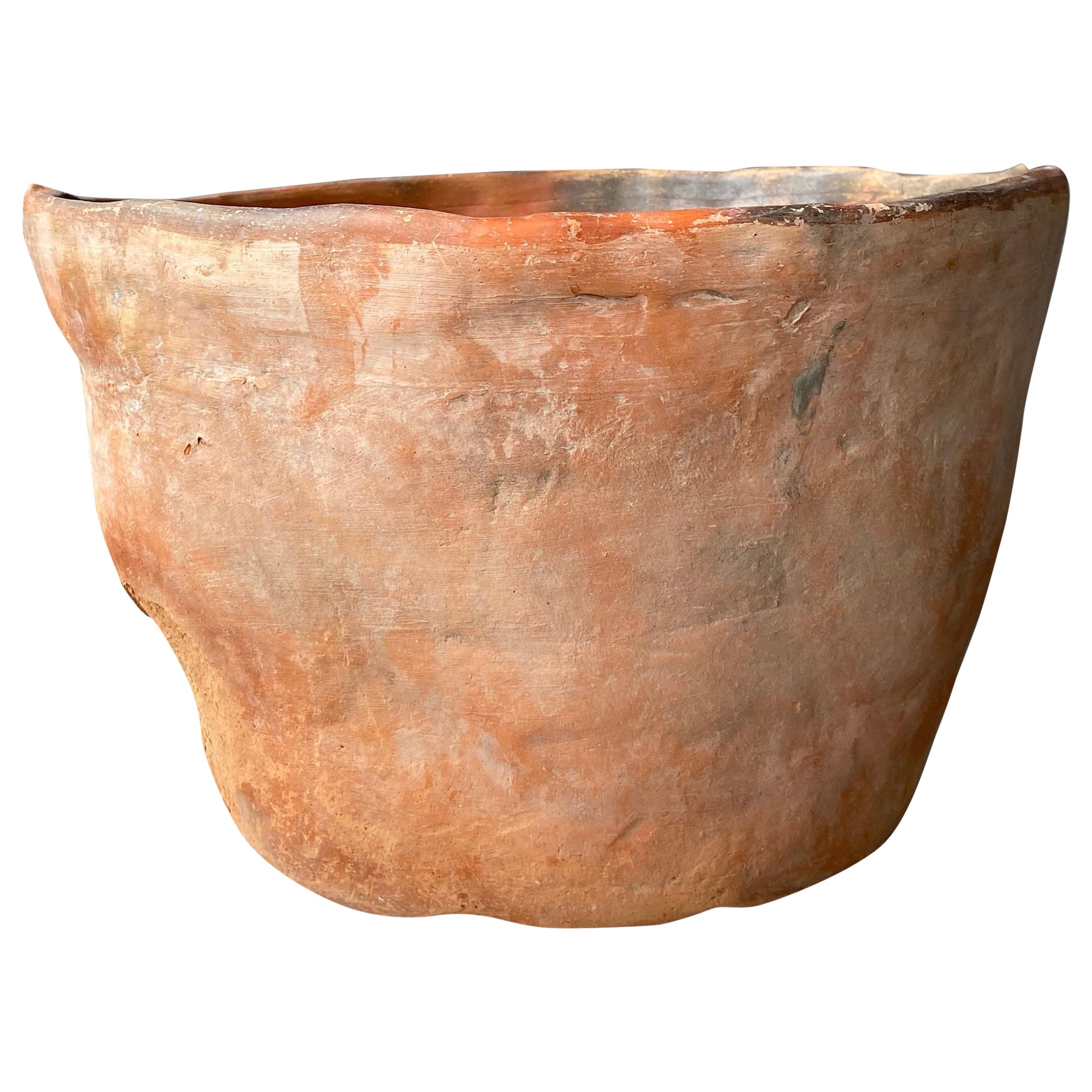 Terracotta Bowl from Mexico, circa 1950s For Sale