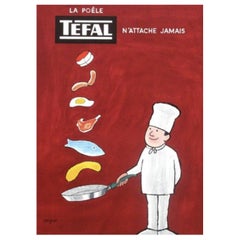 1960 Tefal, Savignac Original Vintage Poster